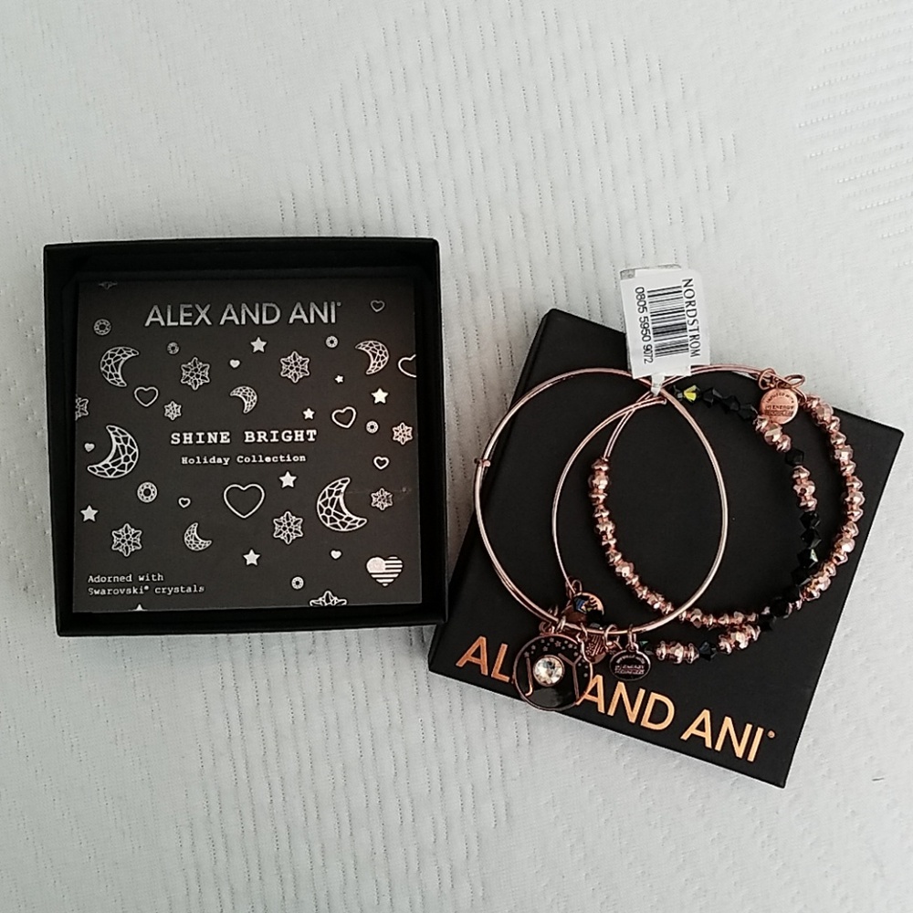 NIB Alex and Ani Shine Bright Holiday Set